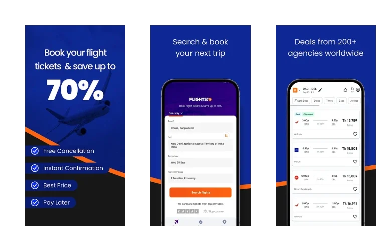 Flights70 App