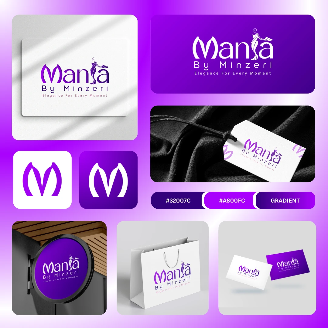 Mania Logo Branding Presentation