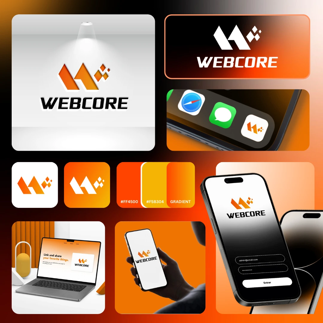 Webcore Logo Branding Presentation